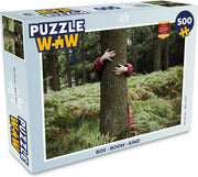 Puzzel Bos - Boom - Kind - Legpuzzel - Puzzel 500 stukjes
