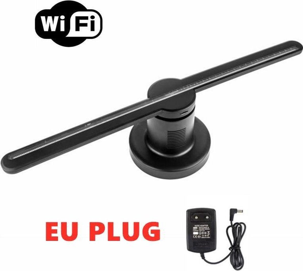 3D-hologramventilatorweergave-projector