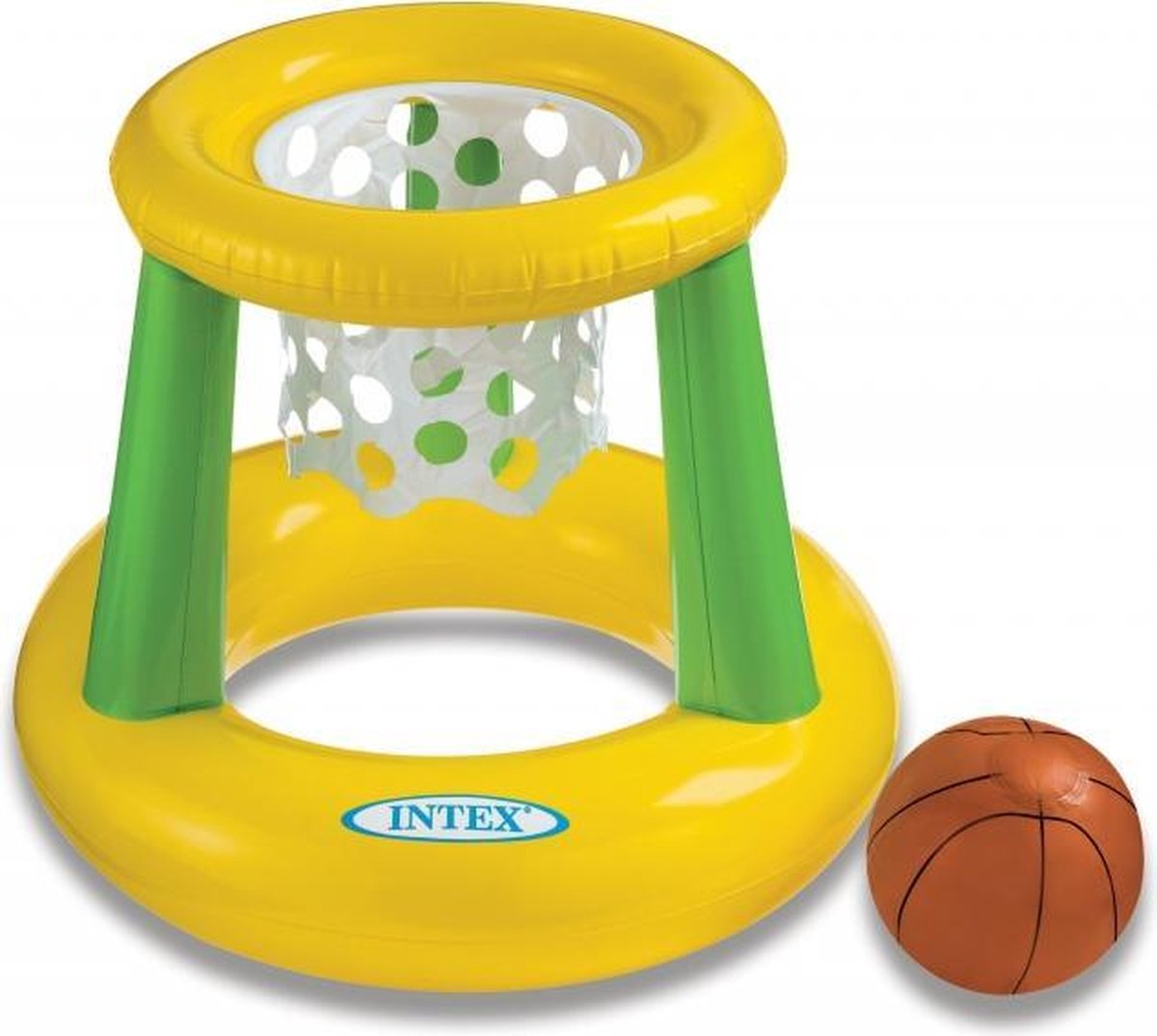 Intex drijvende basket opblaasbaar met bal 67 x 55 cm