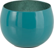 J-Line Potje Metaal Lak Turquoise Small