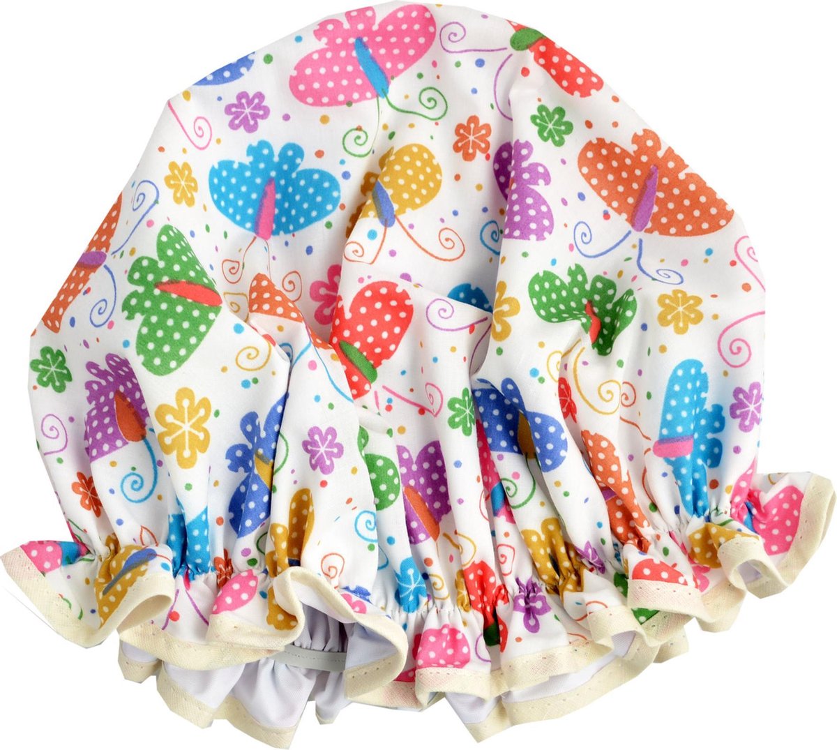 Vagabond Traditionele Engelse Douchemuts - Butterfly
