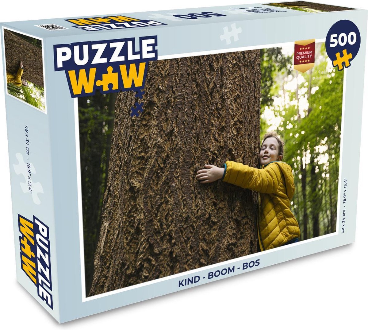 Puzzel Kind - Boom - Bos - Legpuzzel - Puzzel 500 stukjes