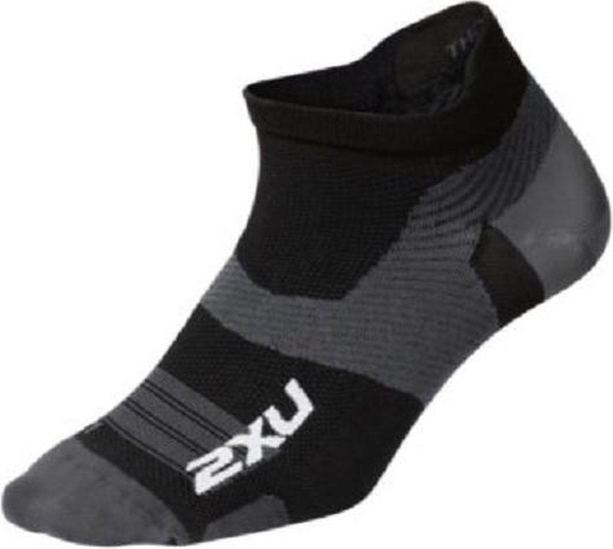 2xu Sokken Vectr Ultralight Polyester/nylon Zwart Maat 46
