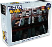 Puzzel New York - Ramen - Luiken - Legpuzzel - Puzzel 500 stukjes