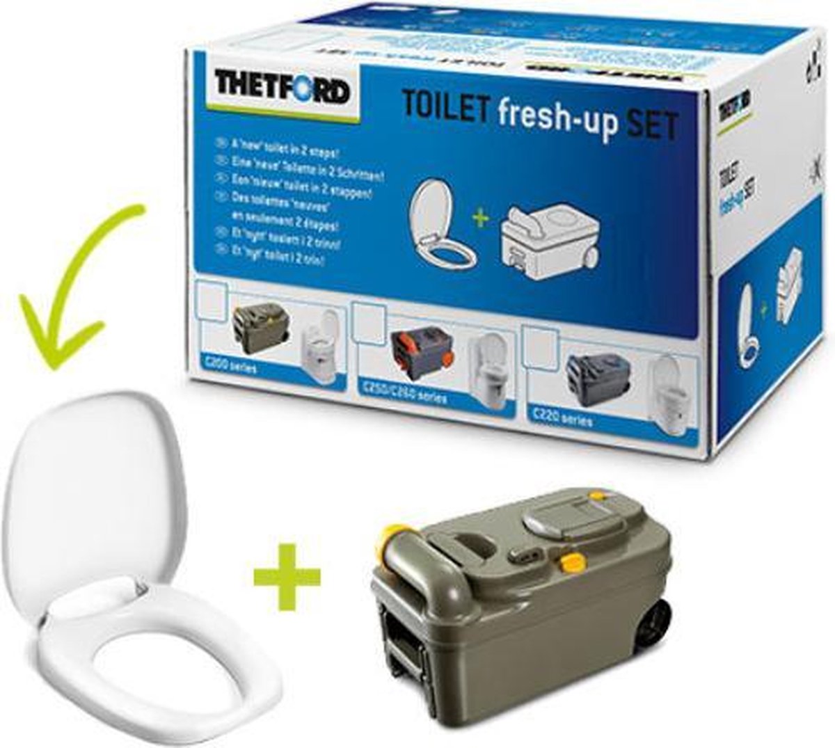 Thetford C200 Fresh Up Set voor Cassettetoilet