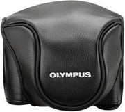 Olympus CSCH-118 - lederen tas voor Stylus 1 - Zwart