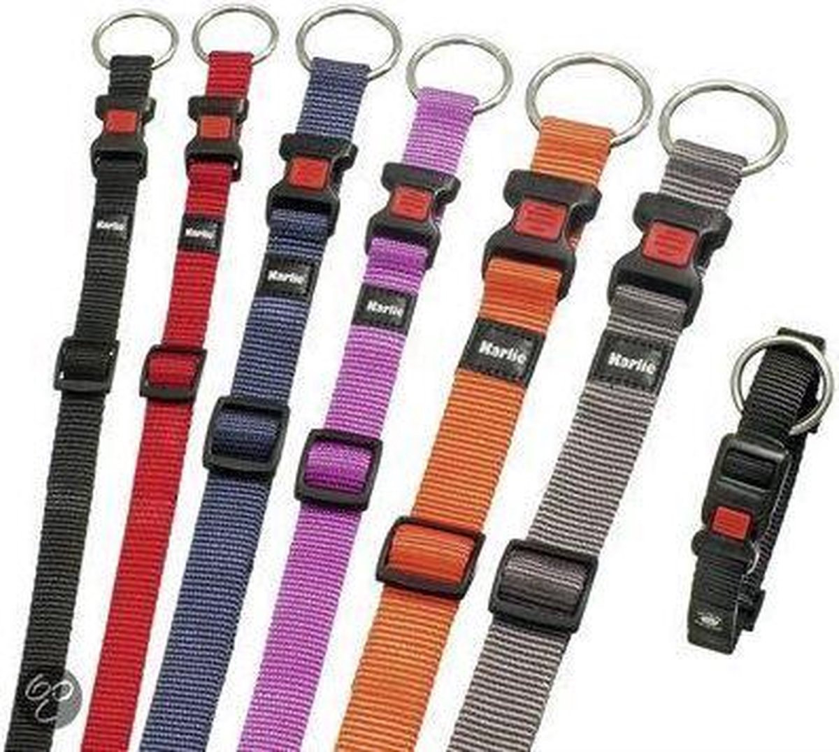 Karlie Halsband Sport Plus Verstelbaar - 15 mm x 30-45 cm - Grijs