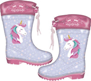 Arditex Regenlaarzen Unicorn Junior Rubber/textiel Paars Mt 30