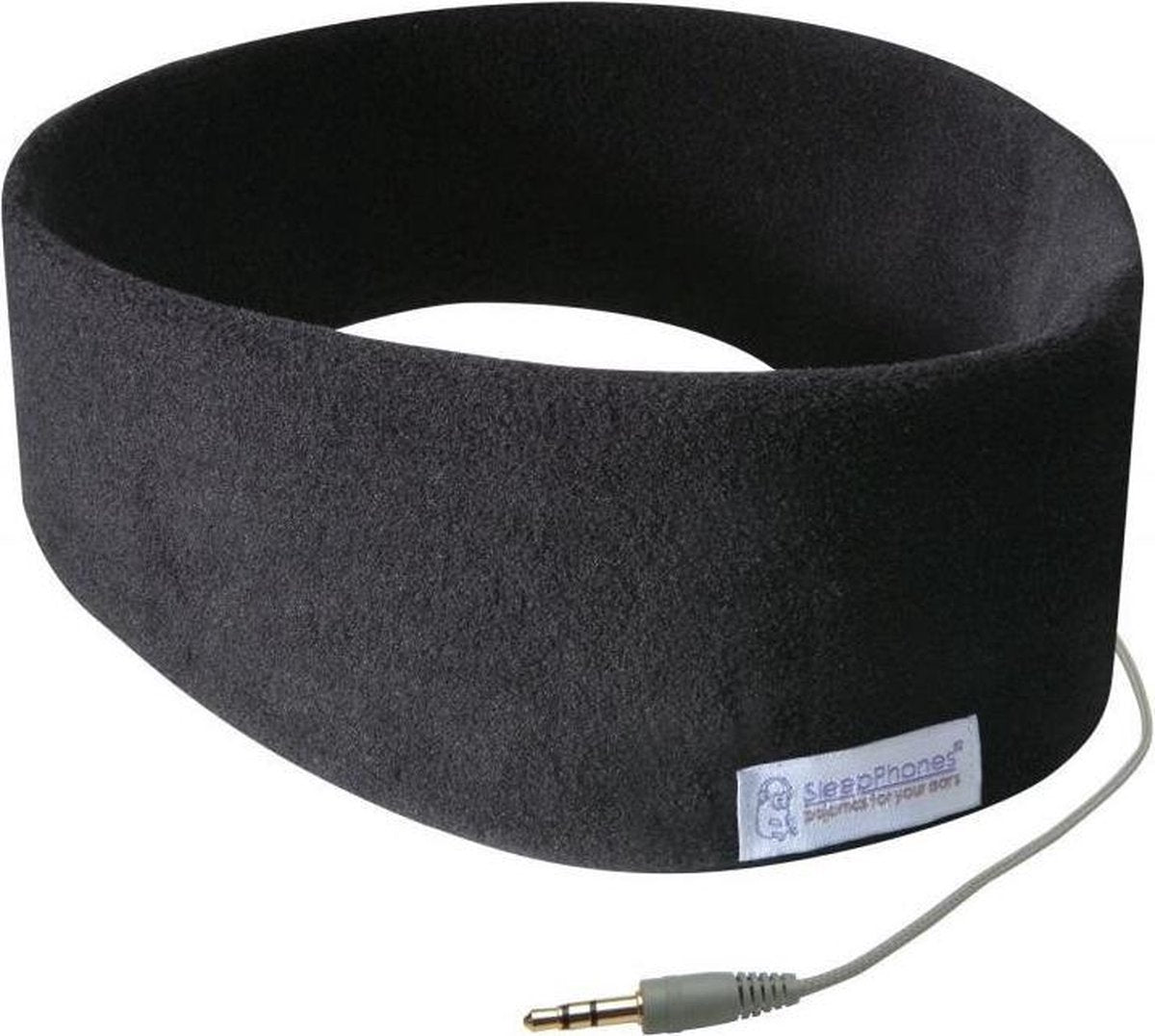 SleepPhones® Classic Fleece Zwart - Small/Extra Small