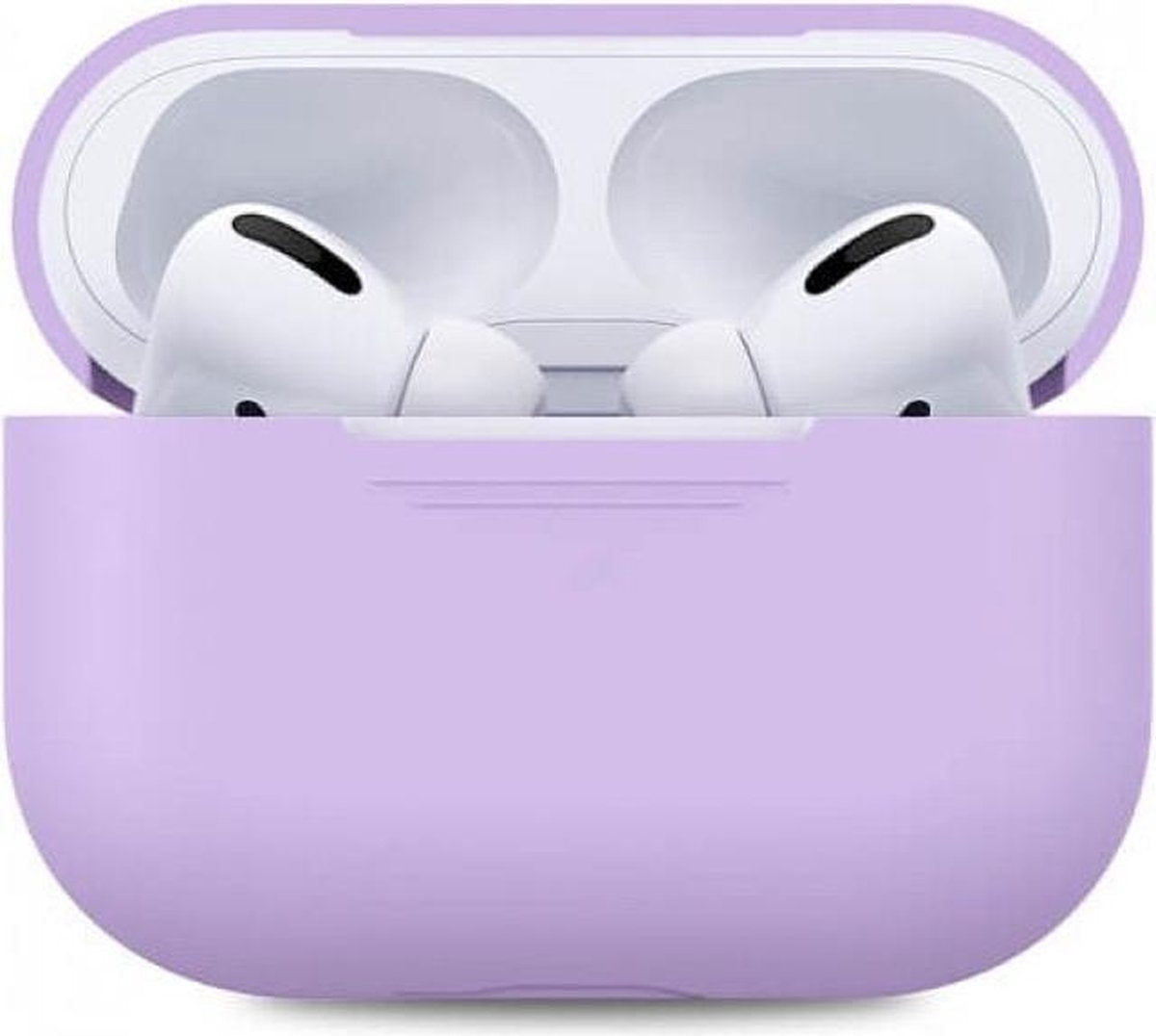 Airpods Pro Hoesje - Airpods Case - Hoesje voor Airpods - Airpods Hoesje Siliconen Case - Airp - Hoesje - Airpods Case Silicone - Airpods Pro Case - Airpods Hoes - Airpods Case Hoesje ~paar ~purple