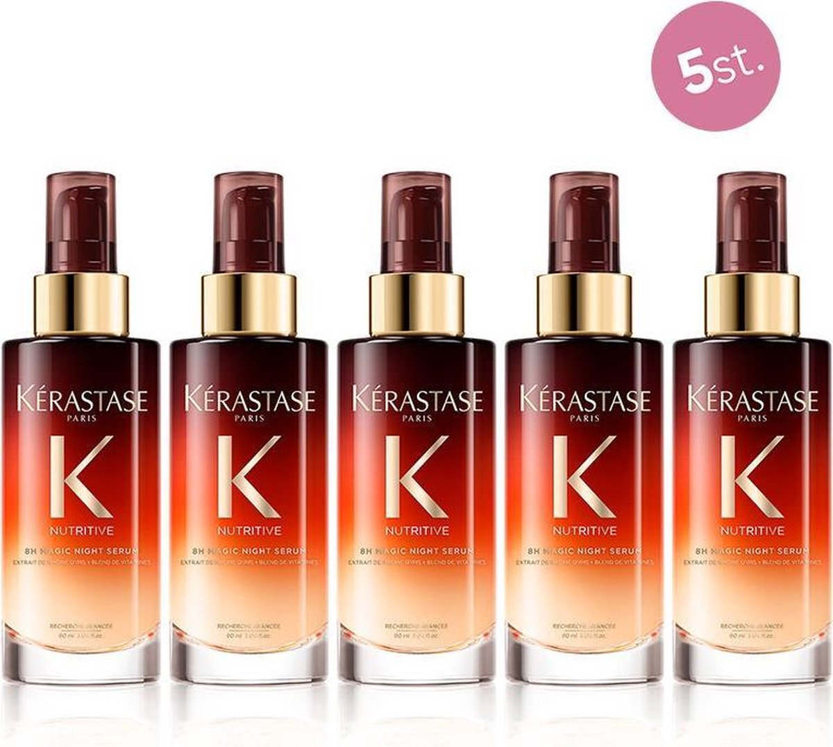 5X Kérastase Nutritive 8H Night Repair 90ml
