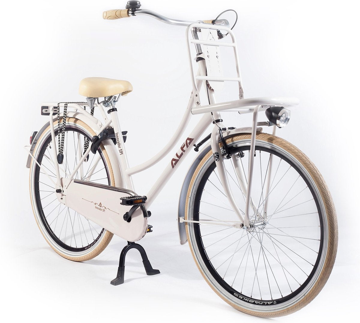ALFA TRANSPORTFIETS DAMESFIETS 28 INCH 53CM BEIGE