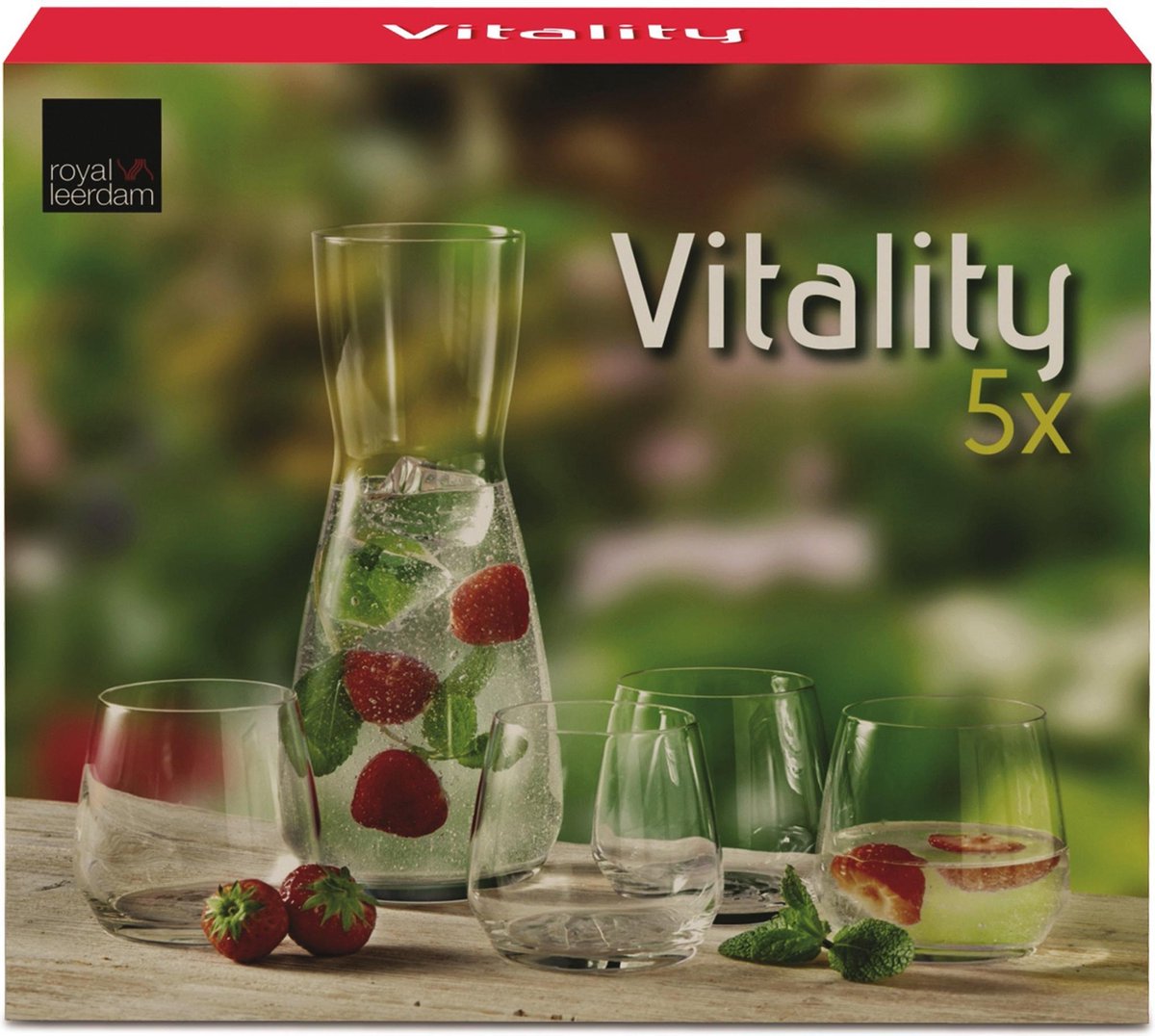 Royal Leerdam Vitality Glazenset – 5-delig