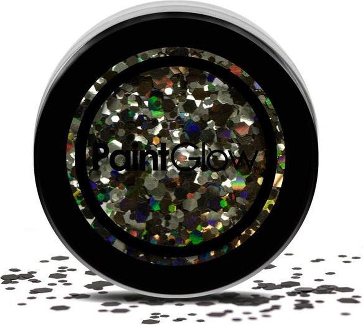 Chunky cosmetic glitters 3 gram black enchantress