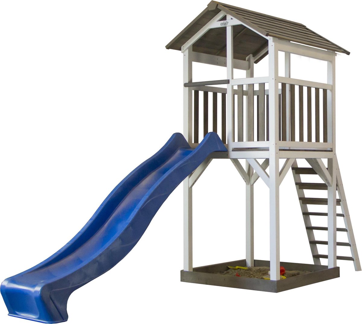Sunny Beach Tower Basic - Houten speeltoestel met glijbaan