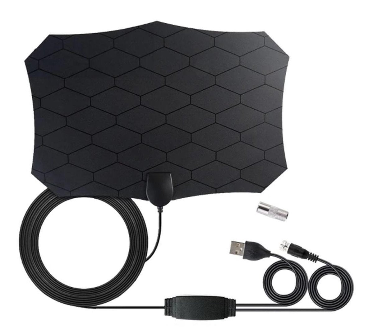 DVB-T2 antenne met COAX aansluiting met ingebouwde versterker op USB-voeding / HaverCo