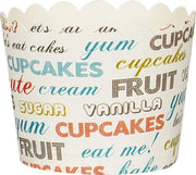 Point-Virgule Baking muffin Cups - Words - Set van 25