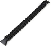 Paracord bracelet K2016B 8inch zwart