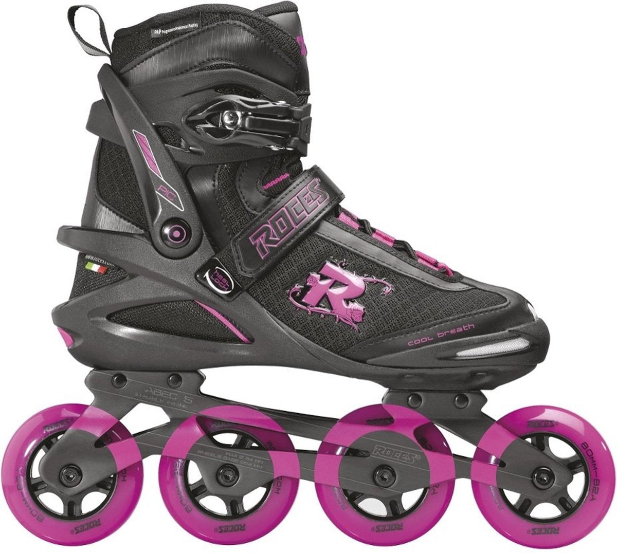 Roces Inlineskates - Maat 38 - Vrouwen - Zwart - Roze
