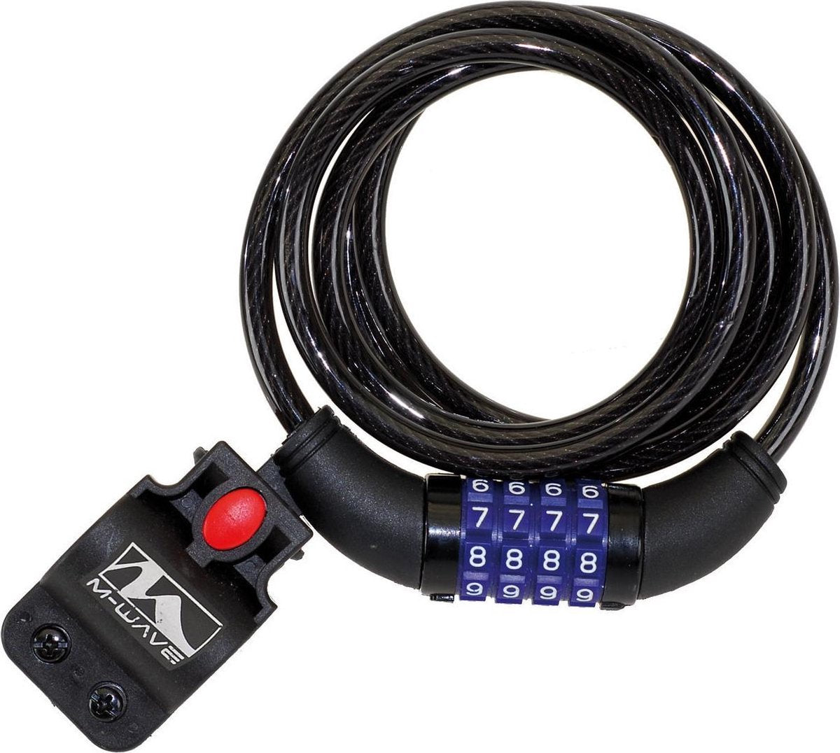 M-wave Kabelslot Cijfer 1800 X 10 Mm Zwart
