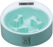 M-Pets Voerbak Slow Feeder Yumi Smart Bowl Rond Groen 18 cm