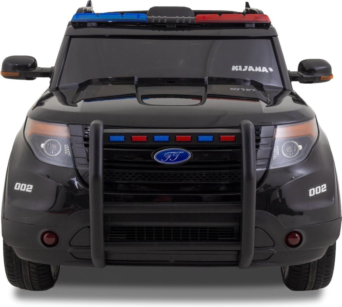Kijana Politie Jeep - Elektrische Kinderauto - Ford style - Sterke Accu - Afstandbediening - Zwart