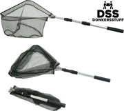 Donkersstuff - Visnet - Vissennet - Vissen - Schepnet - Opvouwbaar - Aluminium 150cm