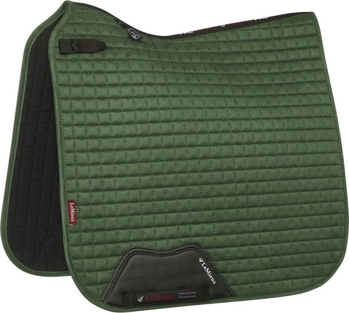 LeMieux Zadeldek Luxery Suede Dressage Square