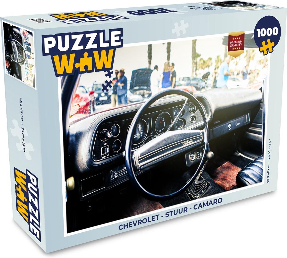 Puzzel Chevrolet - Stuur - Camaro - Legpuzzel - Puzzel 1000 stukjes volwassenen
