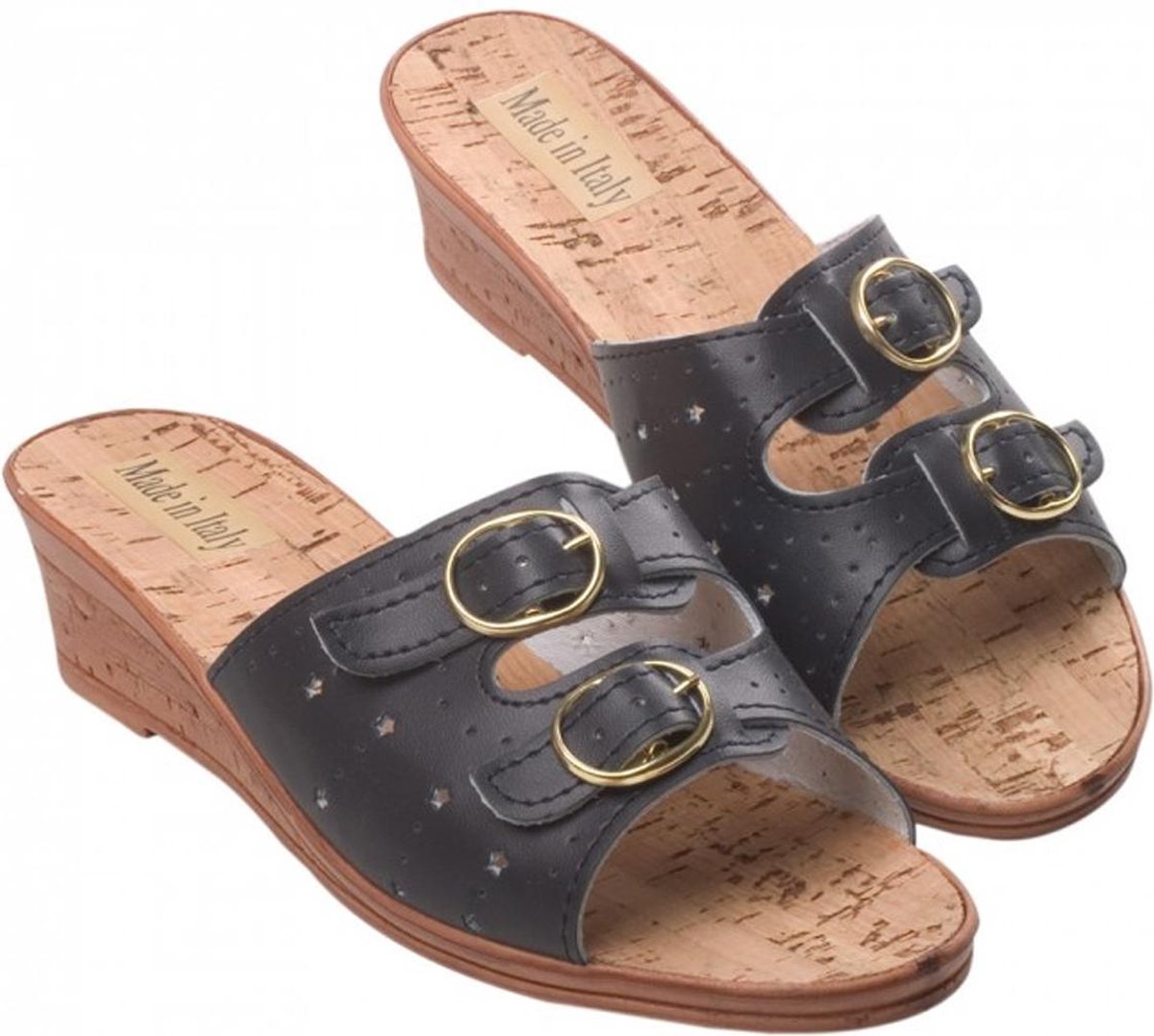 ComfortTrends slippers Leder & kurk Maat 41 - Dames