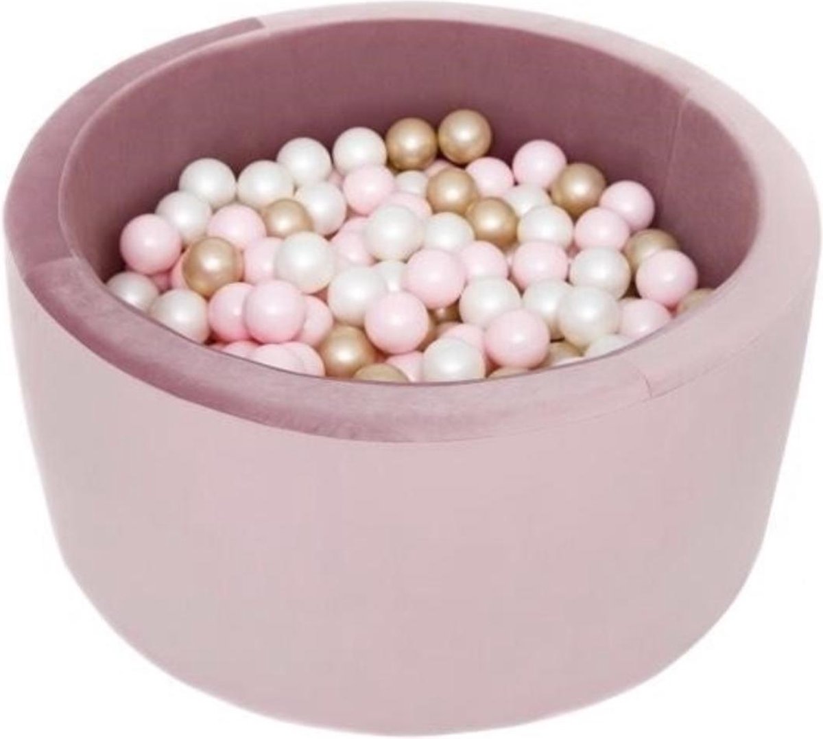 Ballenbak XL rond 90x40 Velvet Light Purple Misioo