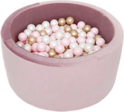Ballenbak XL rond 90x40 Velvet Light Purple Misioo