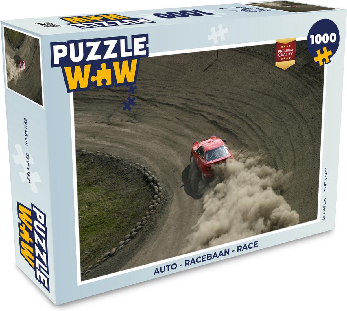 Puzzel Auto - Racebaan - Race - Legpuzzel - Puzzel 1000 stukjes volwassenen