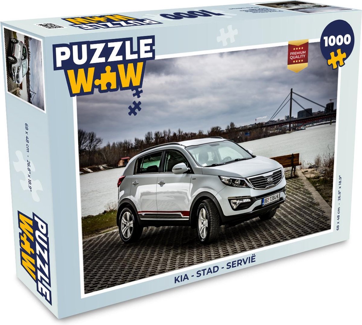Puzzel Kia - Stad - Servië - Legpuzzel - Puzzel 1000 stukjes volwassenen