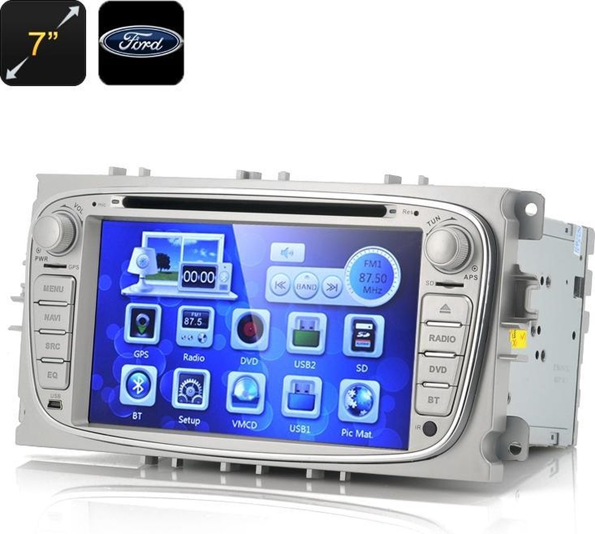 7 Inch MediaSysteem voor Ford Focus 2009-2012