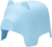 Simpletrade Kinderstoel - Kruk - Varken - Kunststof - Blauw - 35x42x60 cm