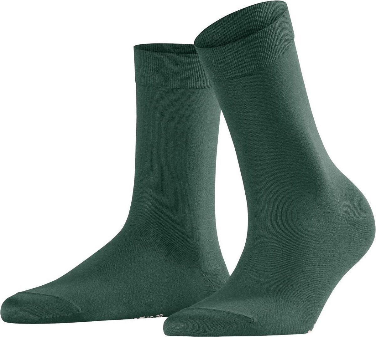 FALKE Cotton Touch Damessok 47673 - Meerkleurig 7441 hunter green Dames - 39-42