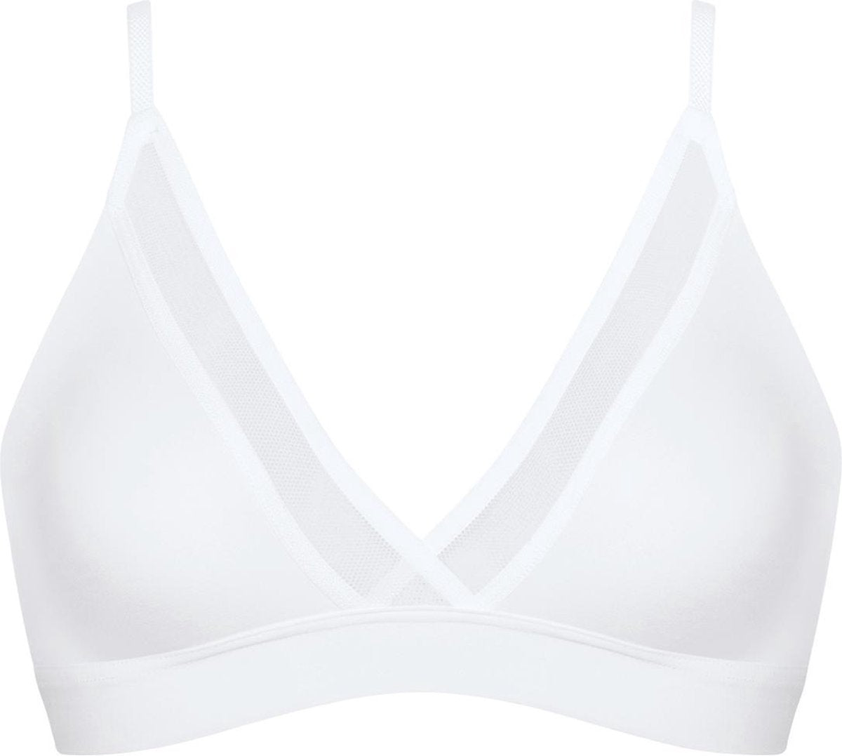 Sloggi Dames Ever Fresh BH Zonder Beugel Wit-A-70