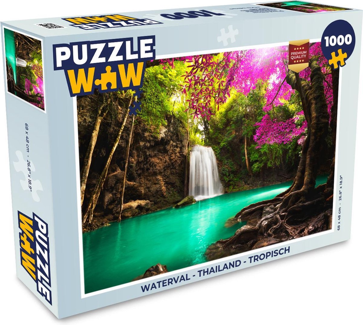 Puzzel Waterval - Thailand - Tropisch - Legpuzzel - Puzzel 1000 stukjes volwassenen
