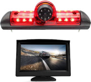 Misayeae - Achteruitrijcamera met Remlicht  + 5 Inch TFT Monitor Kit voor Fiat Ducato