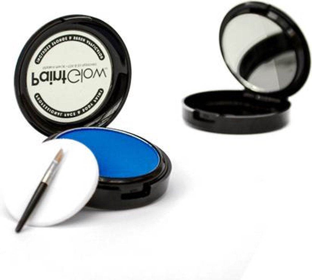 Professionele Cake Schmink Blauw - Met Spiegel