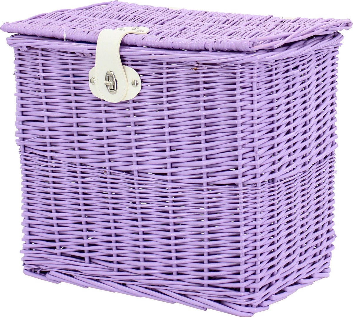 AMIGO - Fietsmand - Type bakkersmand - 25.5 Liter - Paars