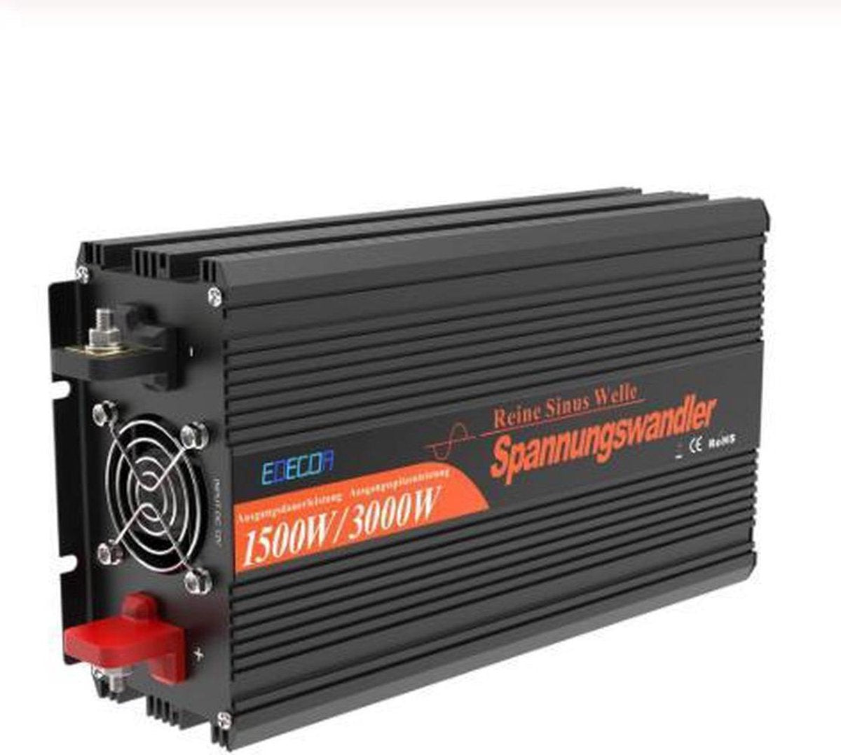 24V-230V Zuivere Sinus Omvormer | 1500W/3000W + controller | 2x USB Poorten