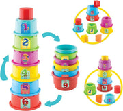 Stapelbekers - Stapeltoren - Vormenstoof - Vormenstoofpuzzel - Puzzel - Stapelringen