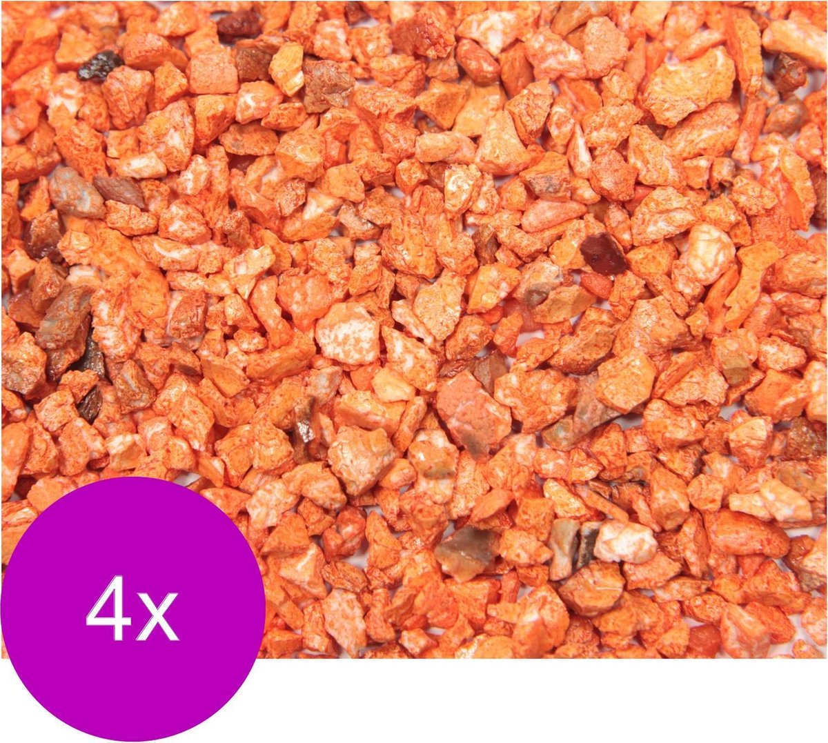 Vdl Aquariumgrind Tropical 1-6 Mm - Aquarium - Siergrind - 4 x 0.9 kg Oranje