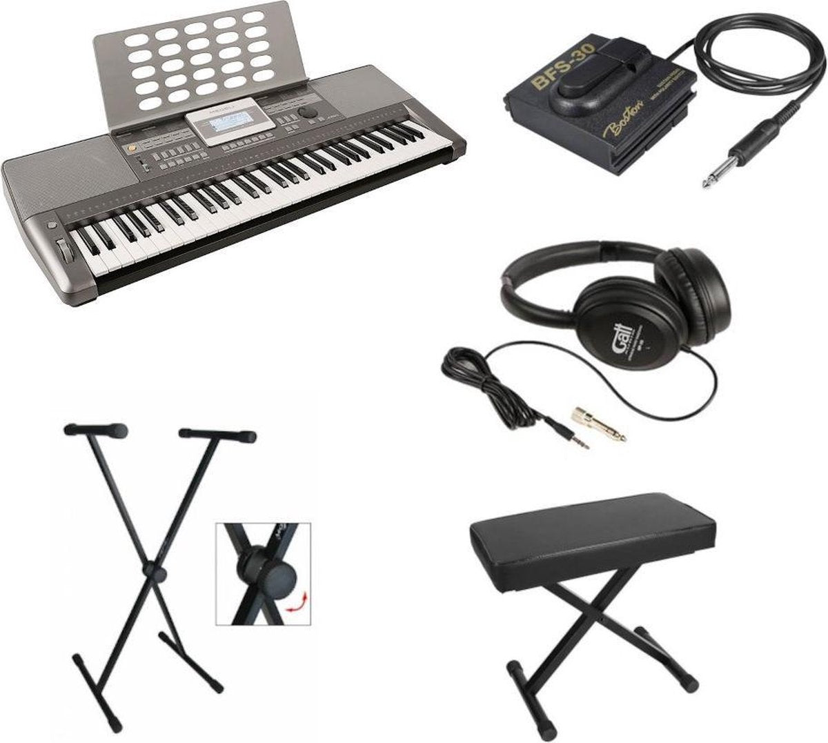 Medeli A100S Home Keyboard Set Compleet