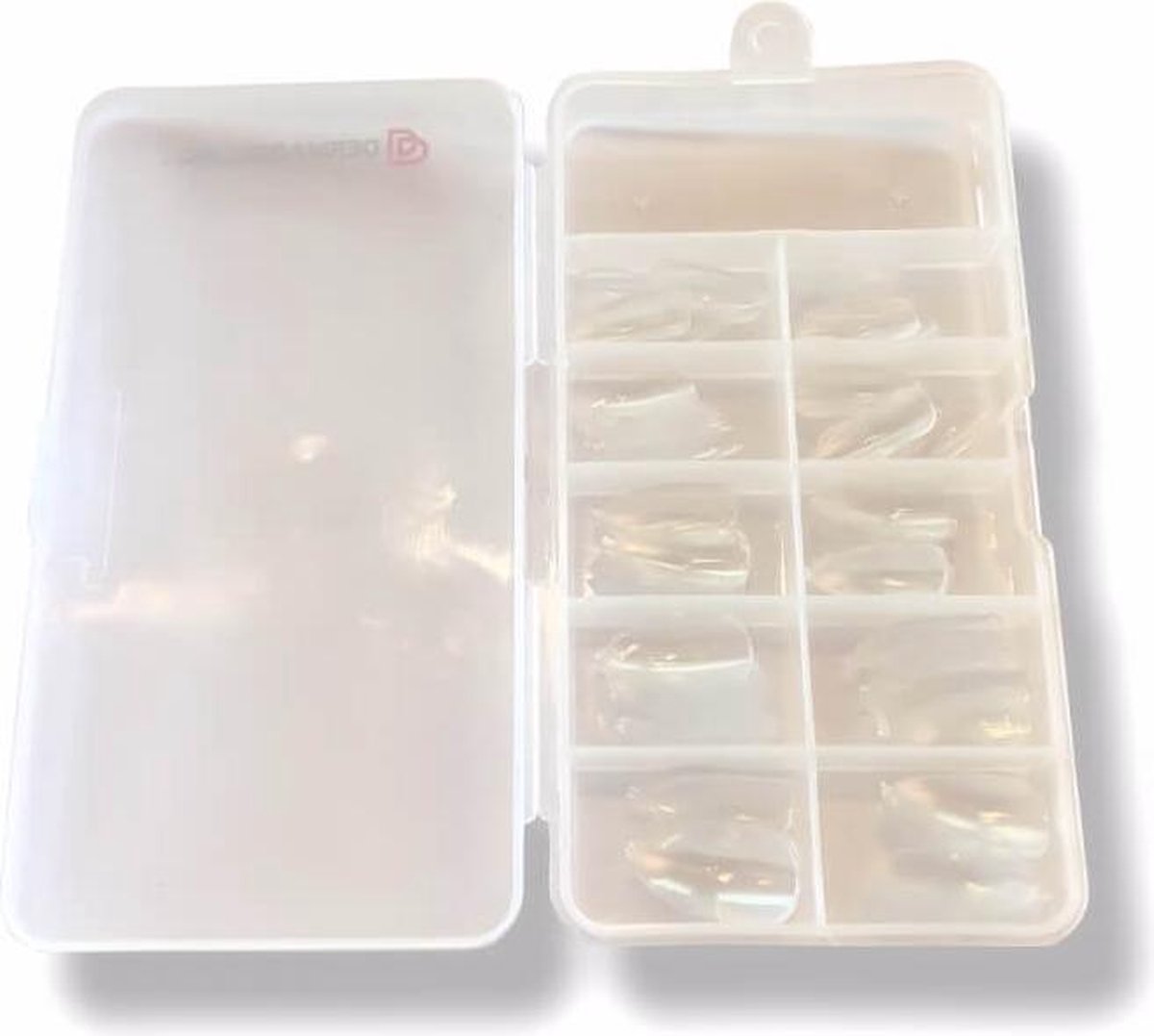 Dermarolling Nagel Tip Box Met Tips Clear 100 stuks