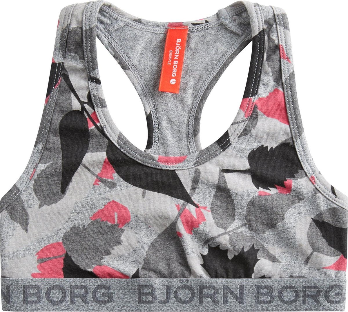 Björn Borg - Meisjes Soft Top Autumn Leaf Grijs Melange - 146