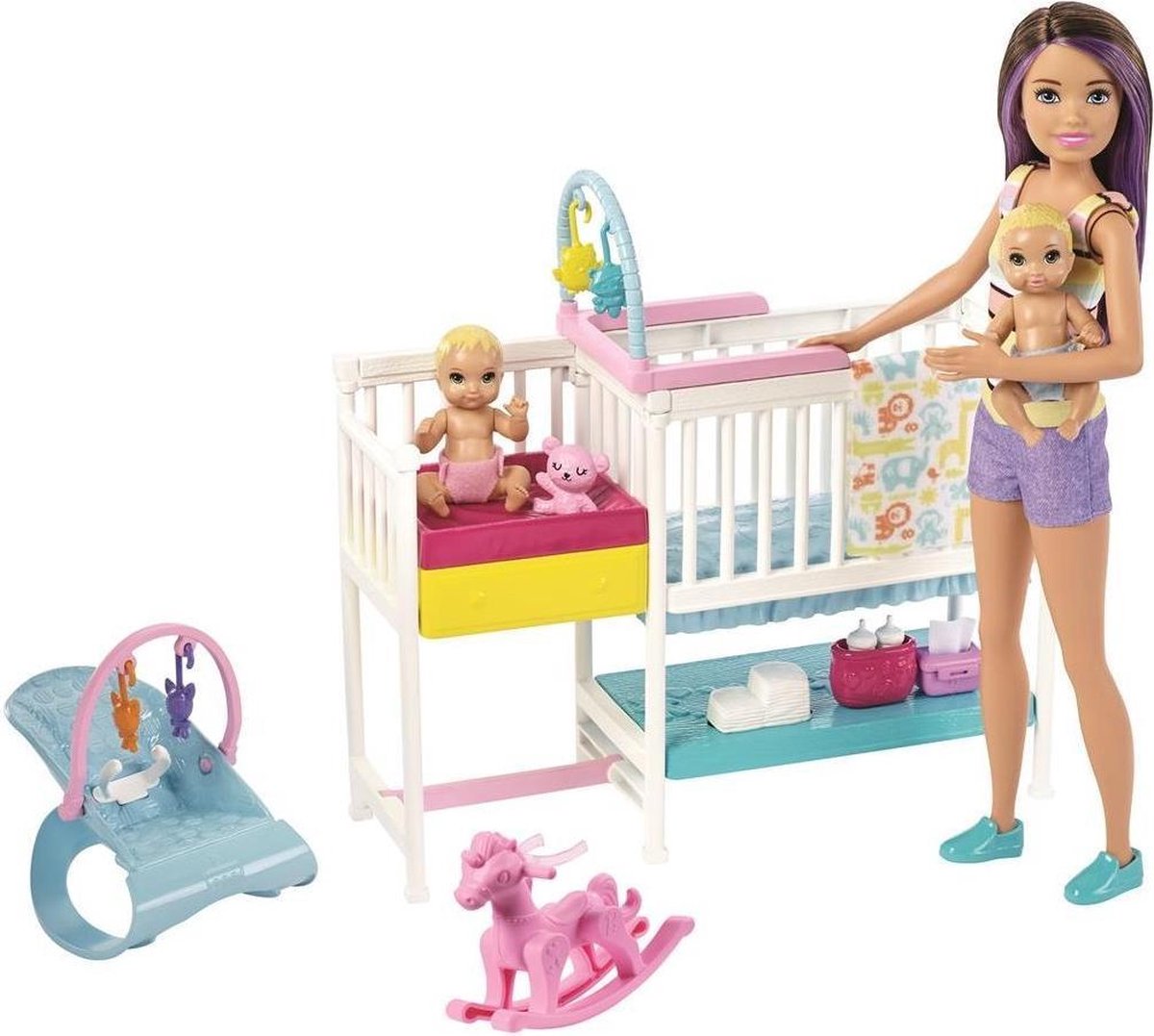 Barbie Babysitter Skipper Kinderspeelkamer Speelset - Barbiepop