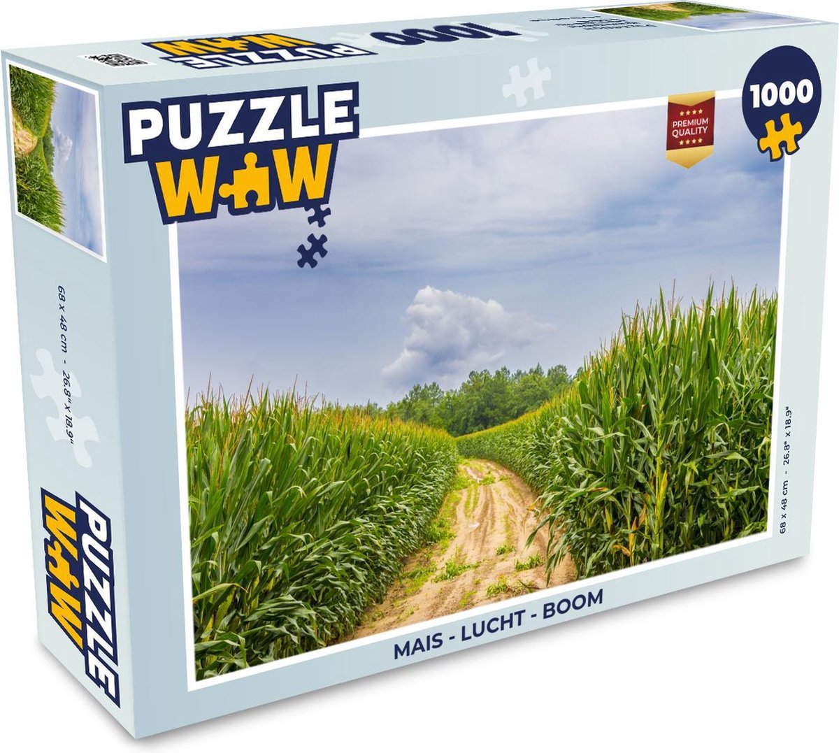 Puzzel Mais - Lucht - Boom - Legpuzzel - Puzzel 1000 stukjes volwassenen